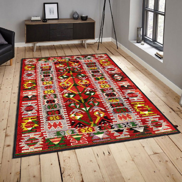 Conceptum Els1786 Alfombra de Terciopelo Multicolor 80 x 120 cm Conceptum Els1786 Alfombra de Terciopelo Multicolor 80 x 120 cm
